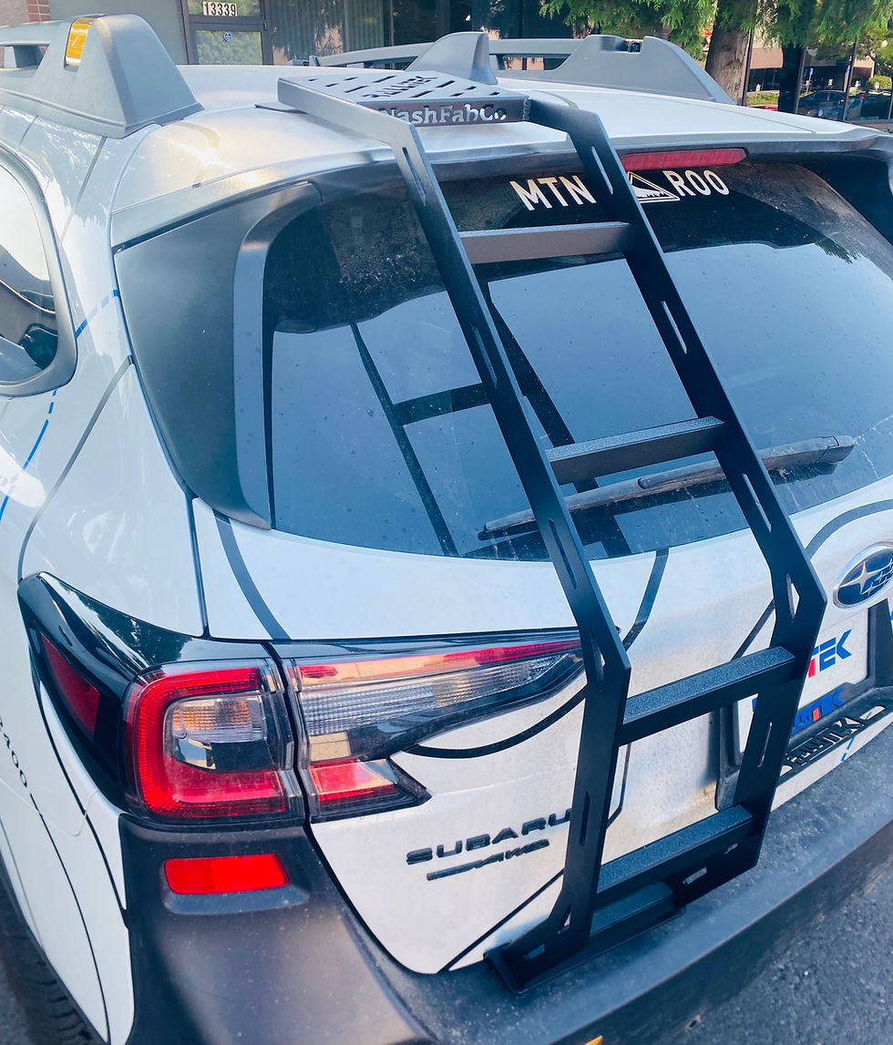 202024 subaru Outback Aluminum Rear Ladder NashFabCo