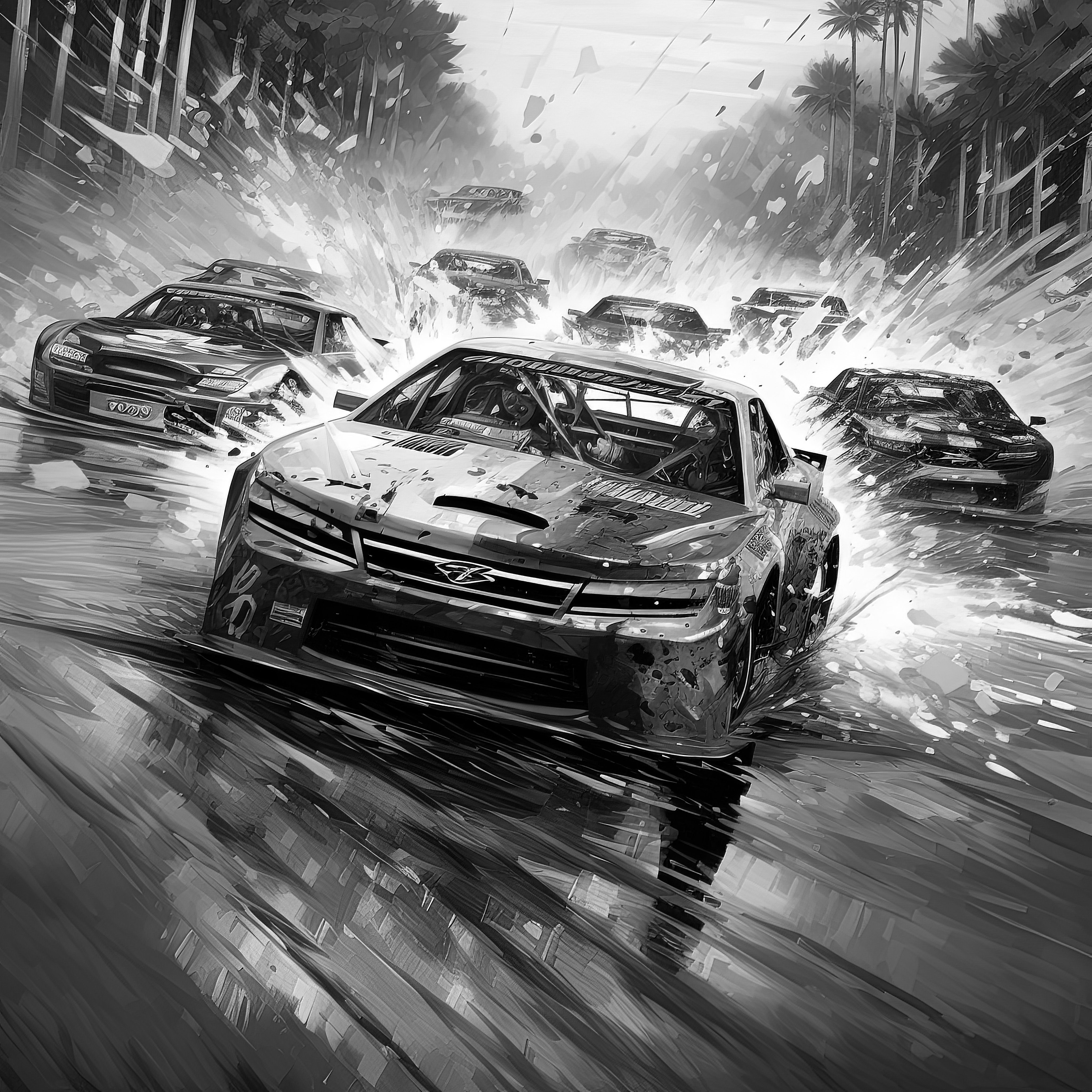 Visuel ardoise gravée 15 cm par 15 cm (ref : 293)