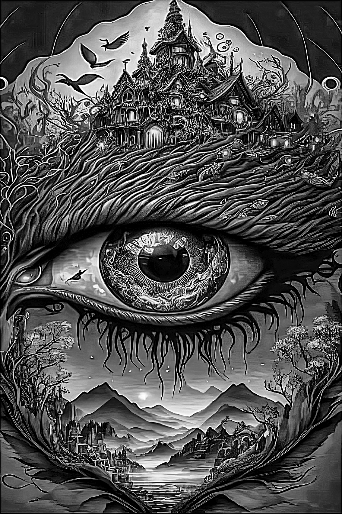 Visuel ardoise gravée 15 cm par 22 cm (ref : 143)