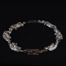 bronze, gilded gold and silver