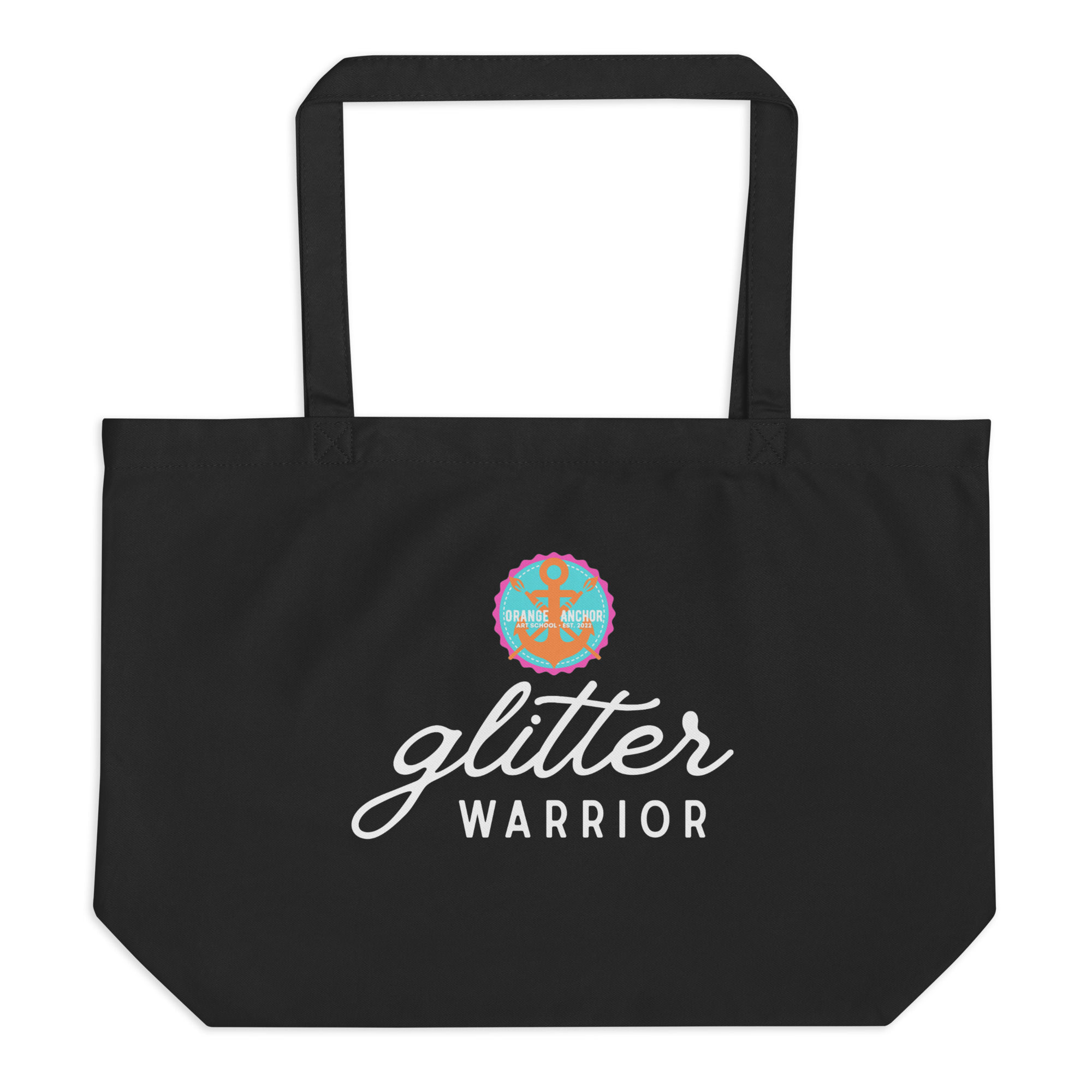 OAS Glitter Warrior Large organic tote bag