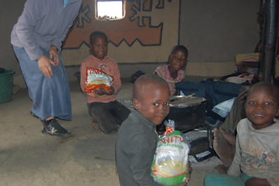 Distribution of food