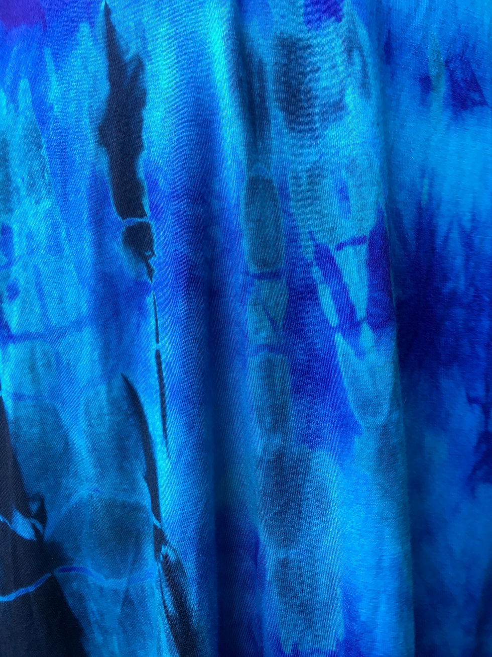 Thumbnail: T 574 Multi Blue Purple & Black Asymmetric Top/Dress