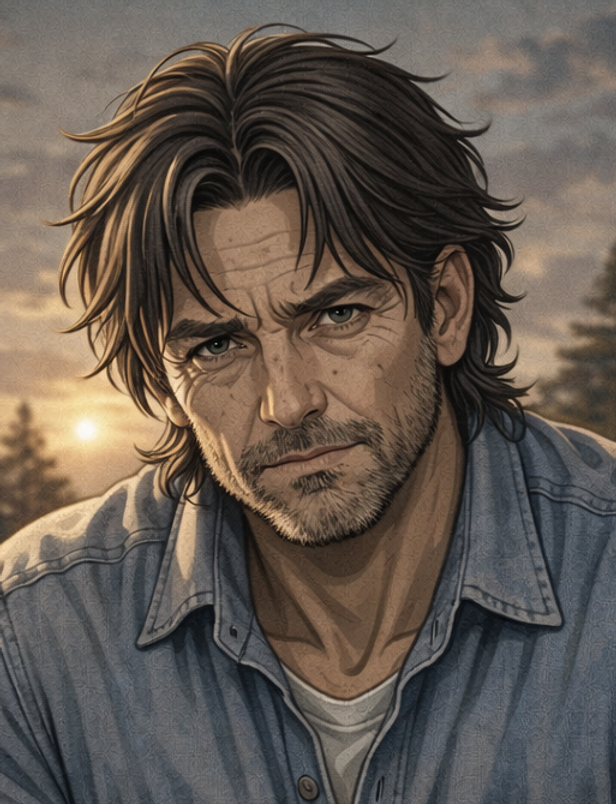 Wise gaze at the oil fields.png
