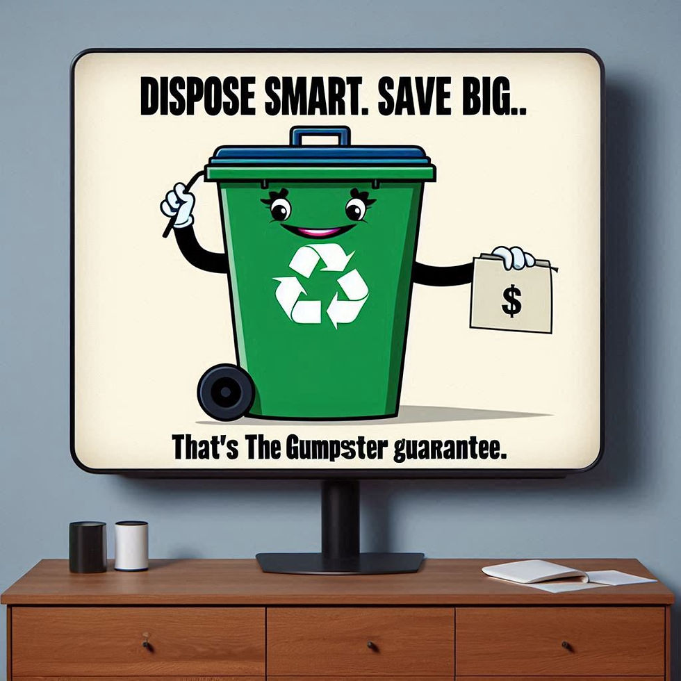 Dispose Smart. Save Big. That's the Gumpster Guarantee: The Value of Joining the Gumpster Cleanup Club.
