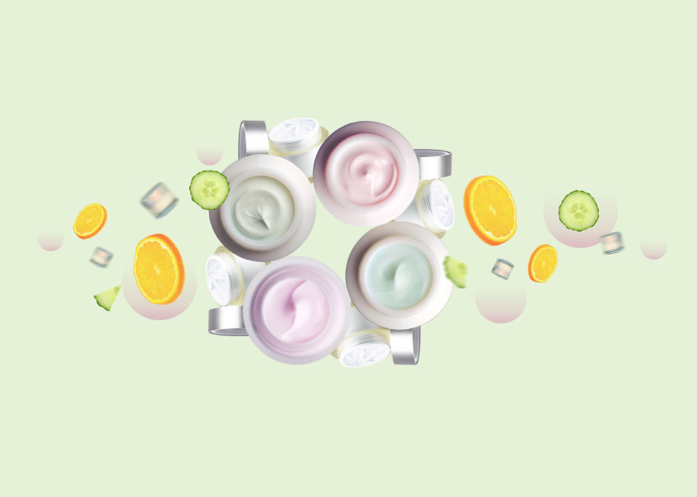 Beauty products for younger skin