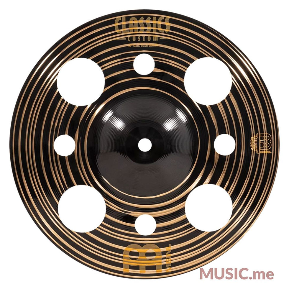 MEINL 10" DARK TRASH SPLASH - CC10DATRS CLASSICS CUSTOM DARK
