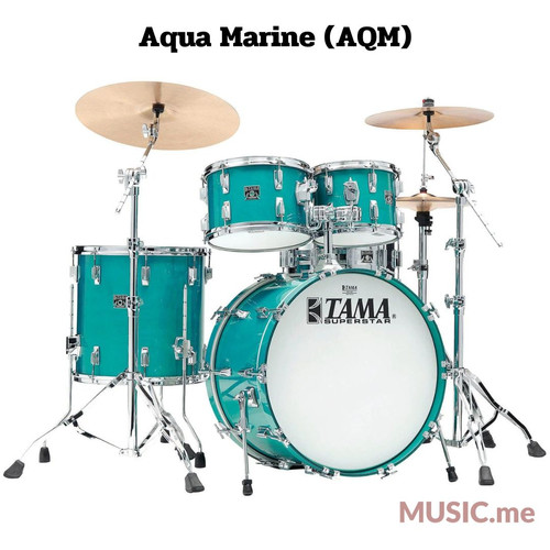 Tama Superstar Reissue 4pc Drum Set Aqua Marine 50th
