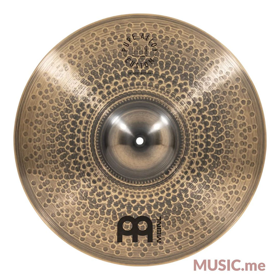 MEINL 18" MEDIUM CRASH - PAC18MC PURE ALLOY CUSTOM