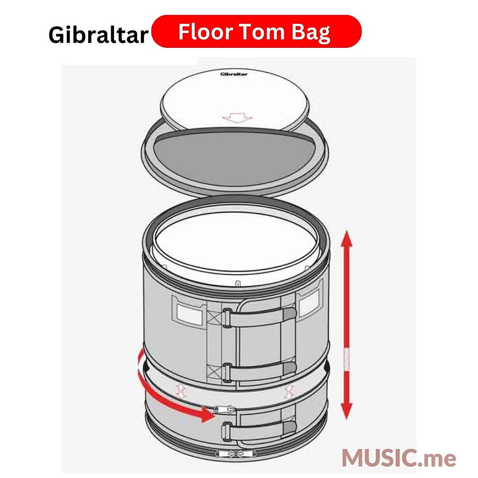 Thumbnail: Gibraltar GFBFT14 Floor Tom Bag–16Inch Diamete