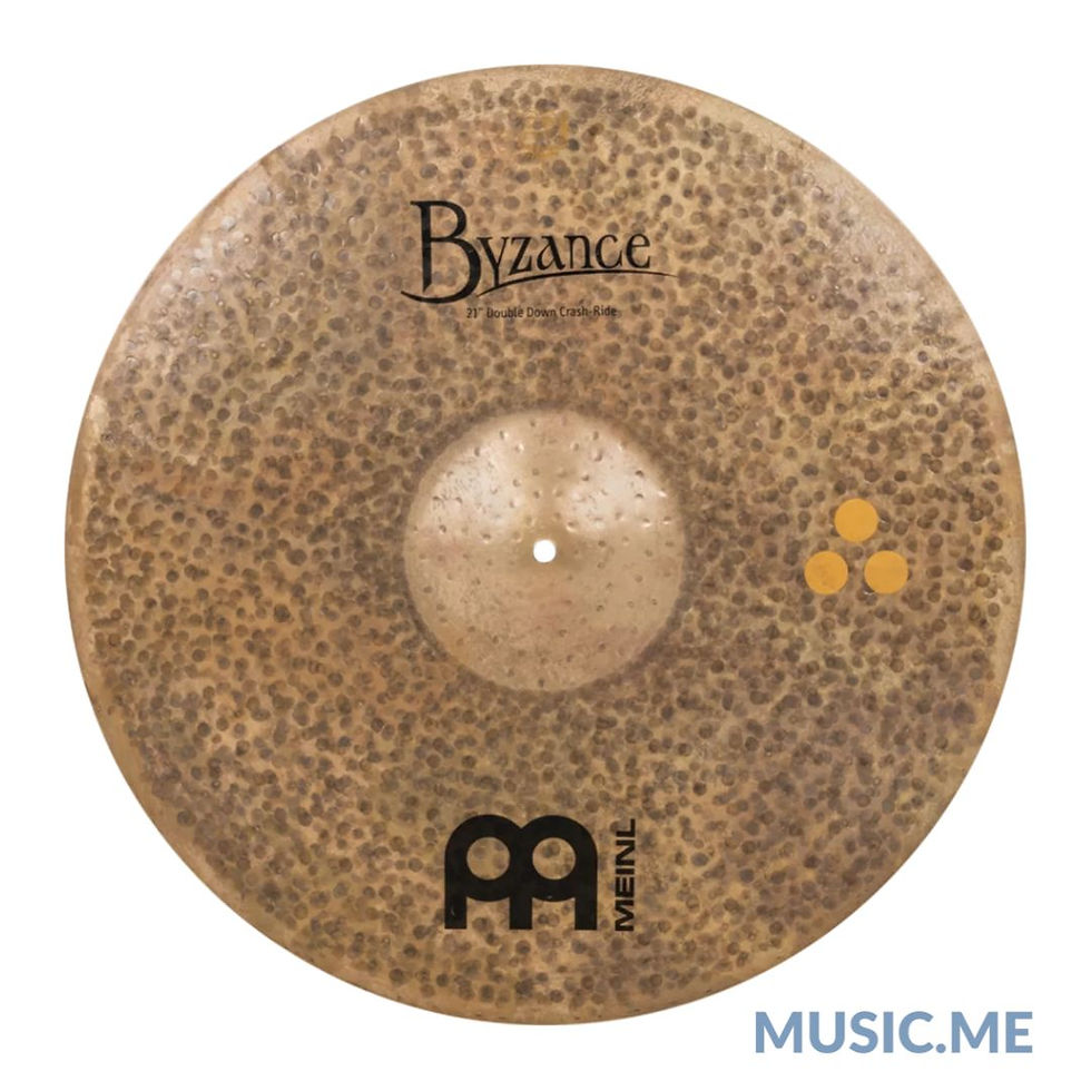 MEINL 21" DOUBLE DOWN CRASH-RIDE - B21DDCR BYZANCE DARK
