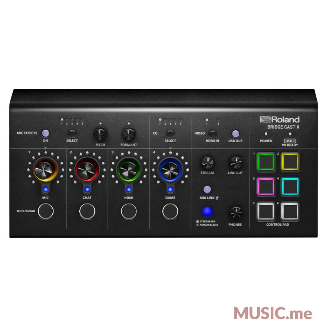 Roland BRIDGE CAST X DUAL BUS STREAMING MIXER AND VIDEO CAPTURE
