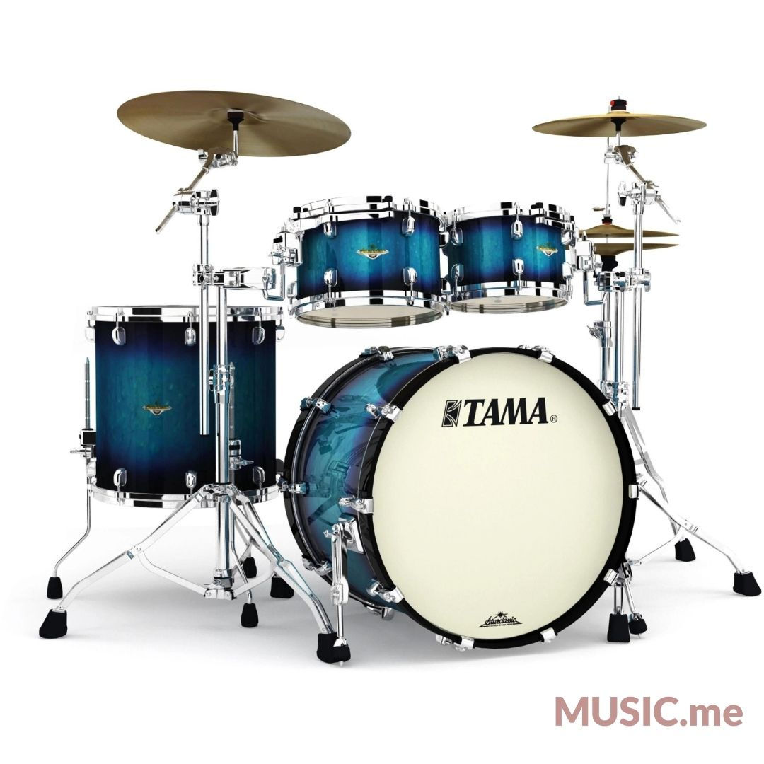 Tama Starclassic Maple MA42TZS 4-piece Shell Pack - Molten Electric Blue Burst