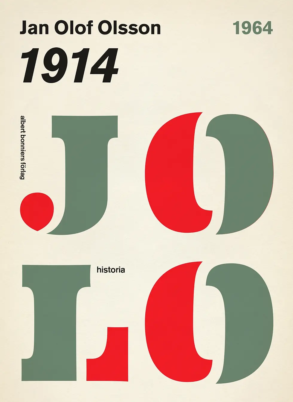 Omslaget av JOLO av Jan Olof Olsson 1914