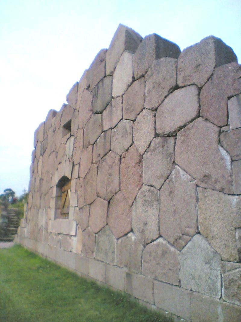 Ruiner från fästningen Bomarsund