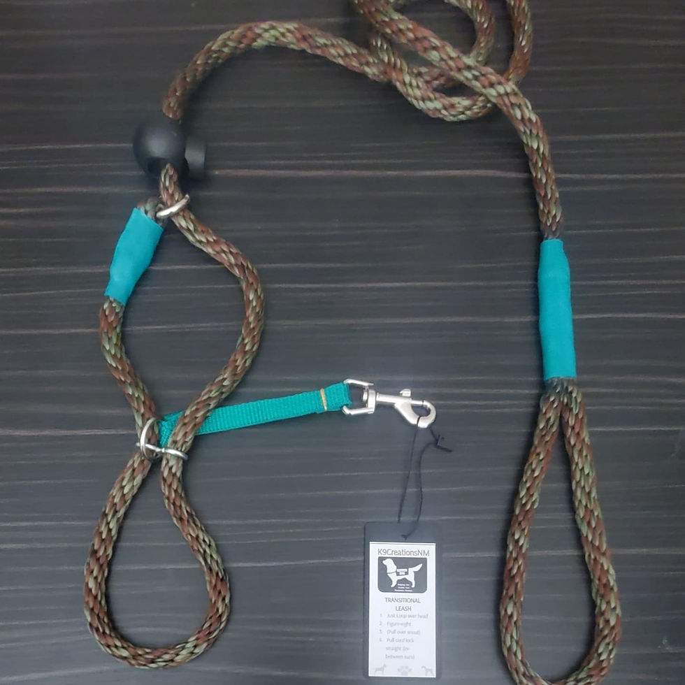 Thumbnail: No-Pull Standard (3/8") 6-ft, Head-Halter Style Training Leash 