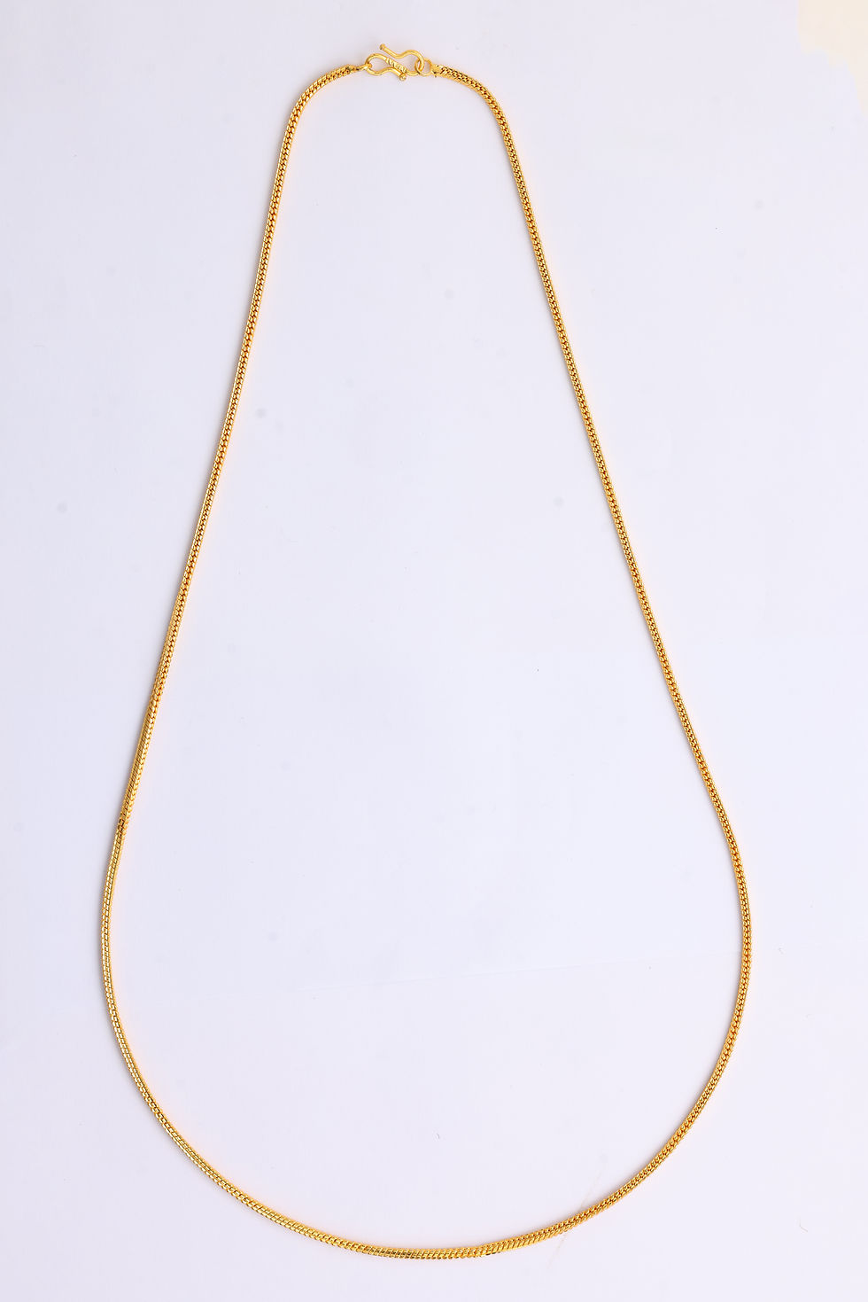 Micro Gold Plated Snake Chain for Men and Women Smooth Flat Design Daily Wear Necklace Gift Jewelry