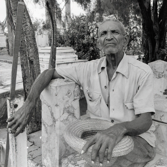 Josa Marti, Mausoleum Worker, Santiago de Cuba