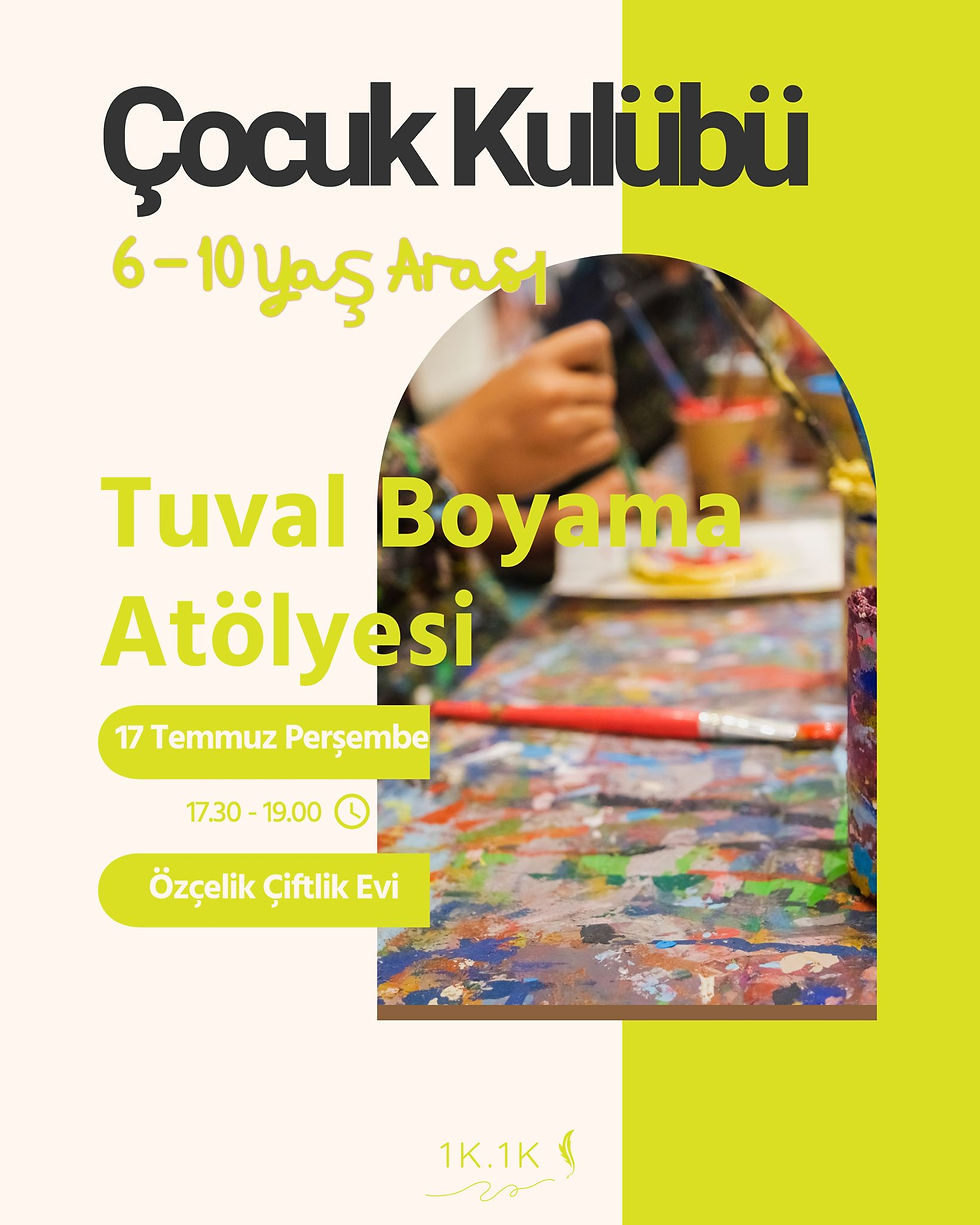 Tuval Boyama Atölyesi (6 - 10 Yaş Arası İçin)