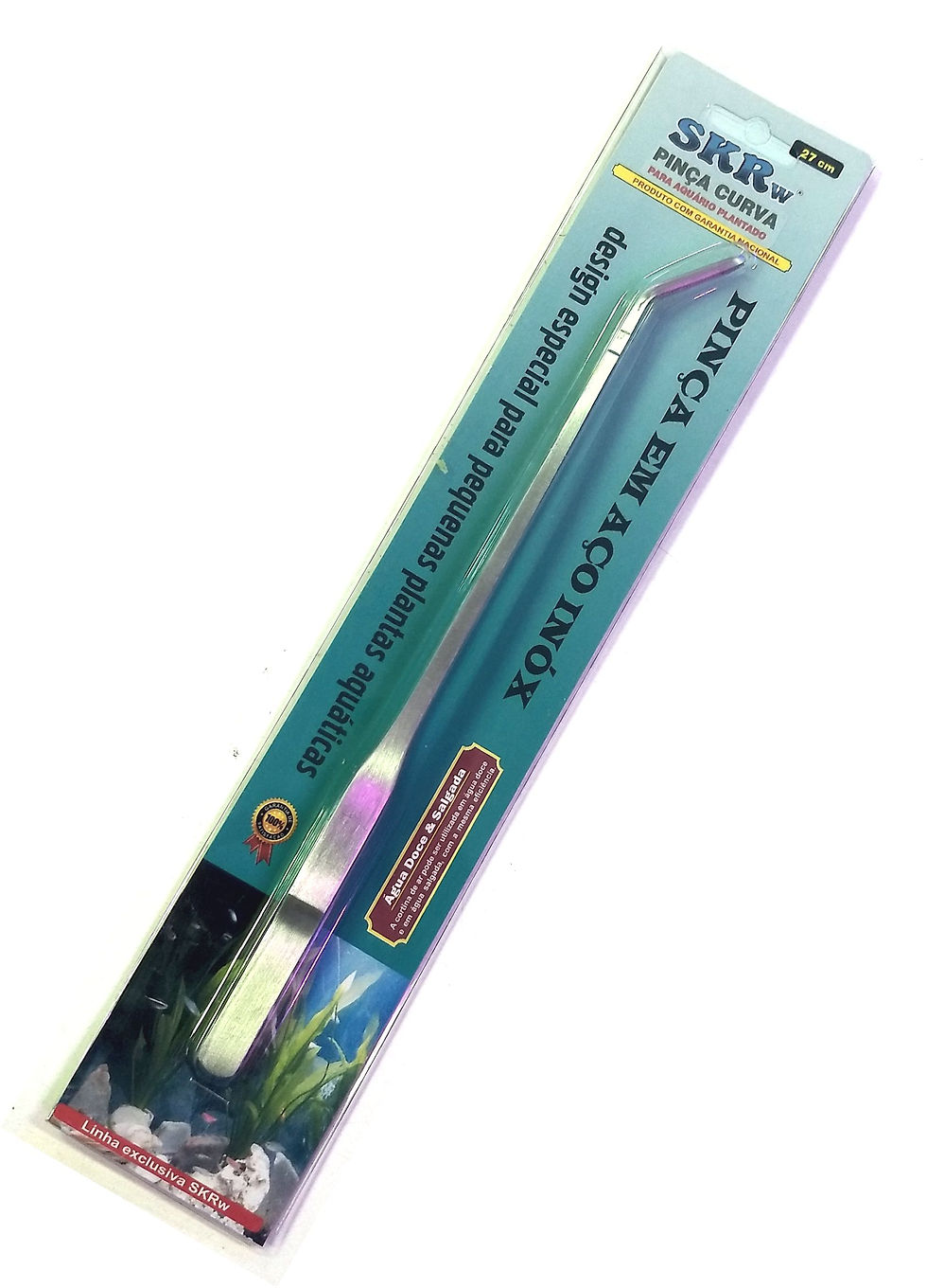 SKRw PINÇA INOX - PC-27 PINÇA CURVA 27CM