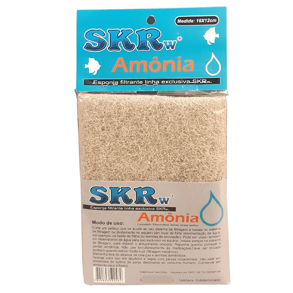 ESPONJA FILTRANTE SKRw REMOVE AMONIA 16X12CM