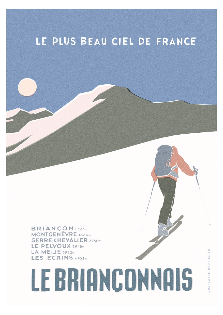 Miniature : Affiche Le Briançonnais - Ski de Rando