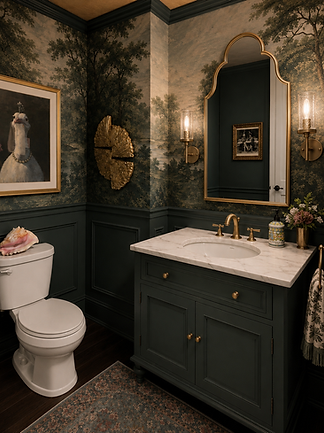 A Peculiar Powder Bath