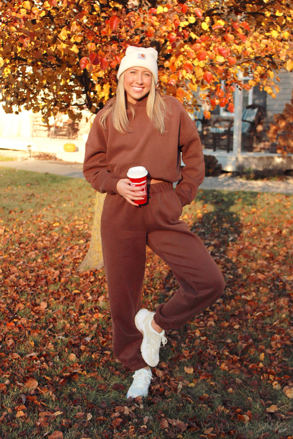 Thumbnail: Brown Sweat Set- SWEATPANTS