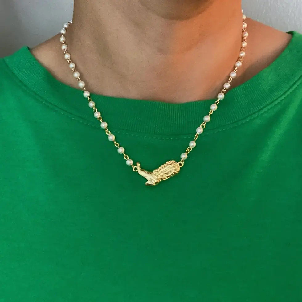 Thumbnail: Boot Pearl Necklace