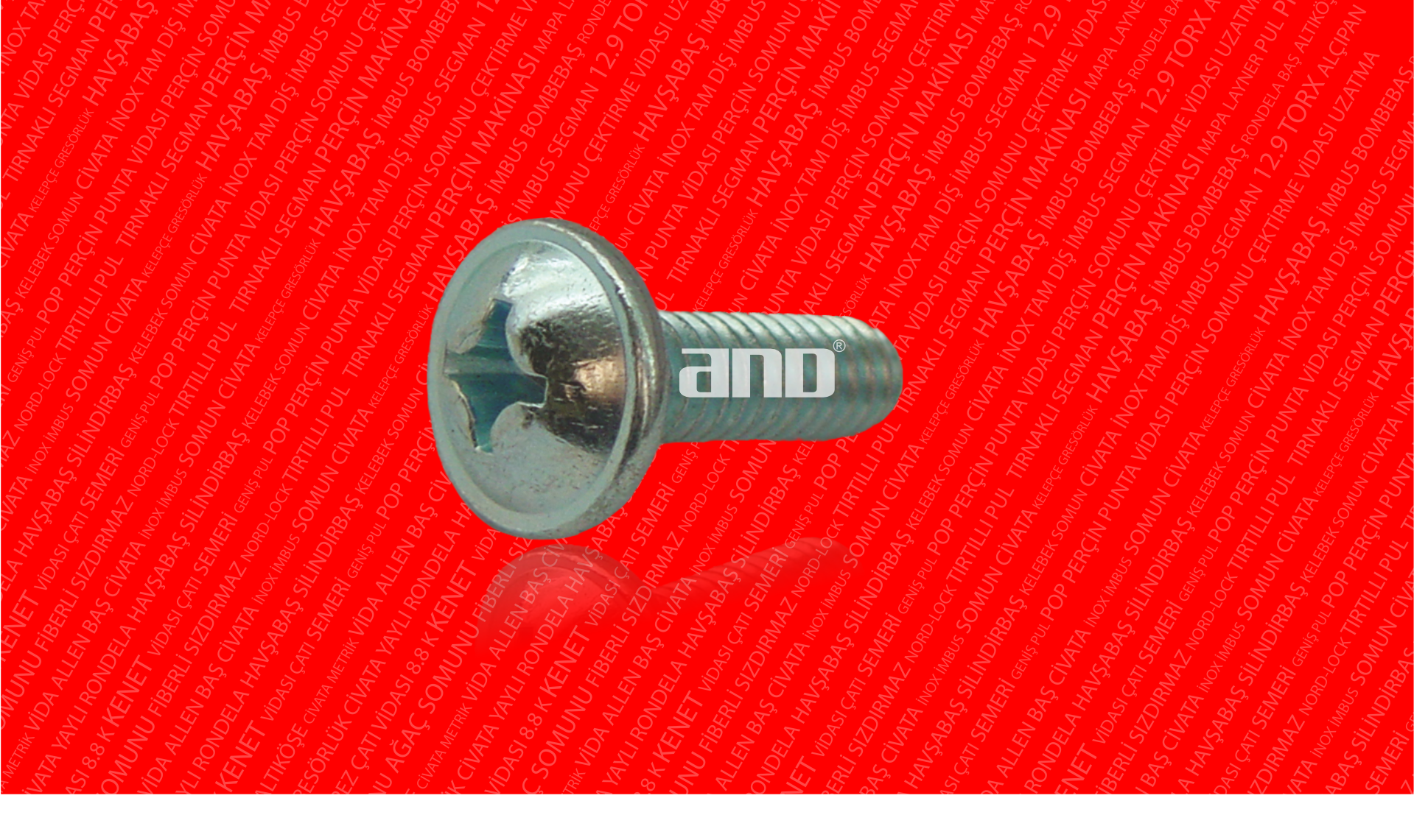 Pullu Yıldız Silindirbaş Metrik Vida