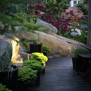 landscape architecture emd a terrace on a mountainous plot