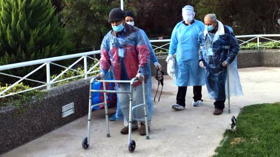 Senama coordina traslado de personas mayores de Los Andes a residencia espejo transitoria