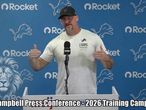 Dan Campbell Camp Day 3 Press Event