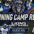 Lions 2026 Training Camp Day 15 Recap
