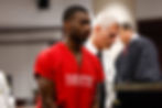 Former Lions CB Terrion Arnold at his Bond hearing in Florida