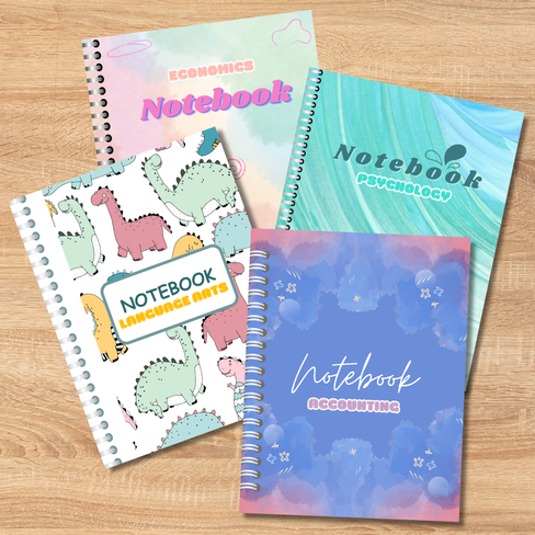 Stickers on Notebooks