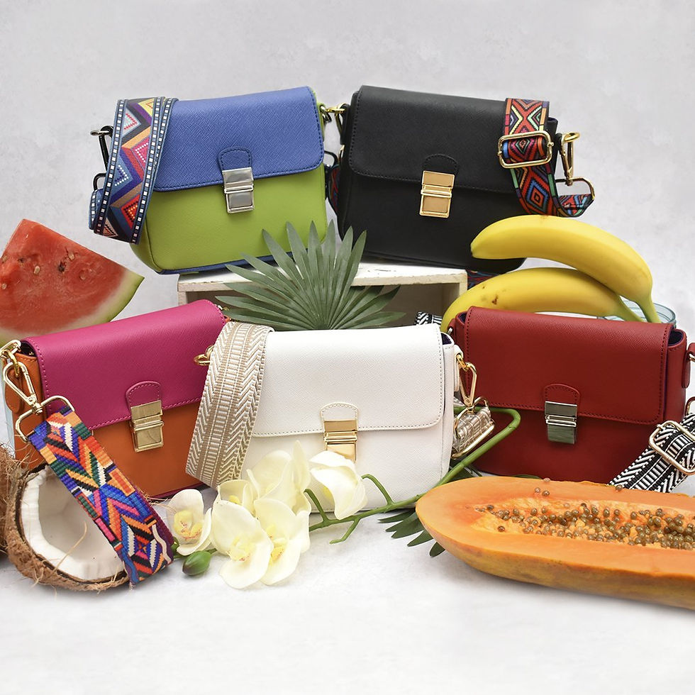 Thumbnail: Tiny Leather Handbag -White (Option 2)