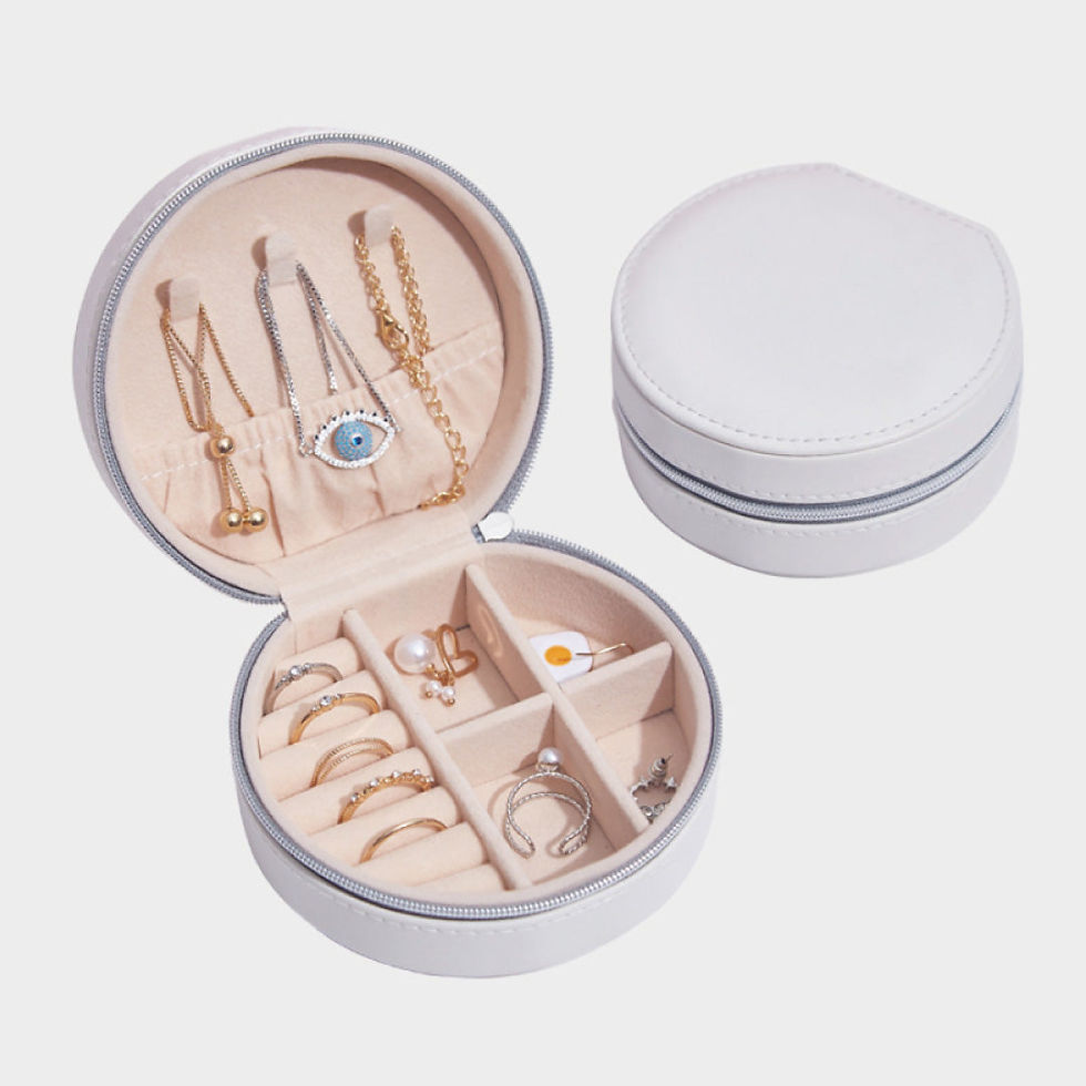 Thumbnail: Round Jewelry Case