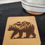 Thumbnail: Bear & Mountains - Cork Trivet/Hot Plate