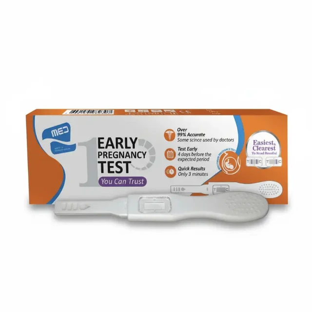 MED Pregnancy Test, Rapid Detection - 1 Test Kit