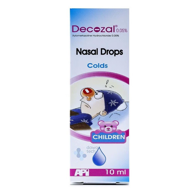 Decozal Nasal Drops, Rapid Relief for Nasal Congestion, 0.05% - 10ml