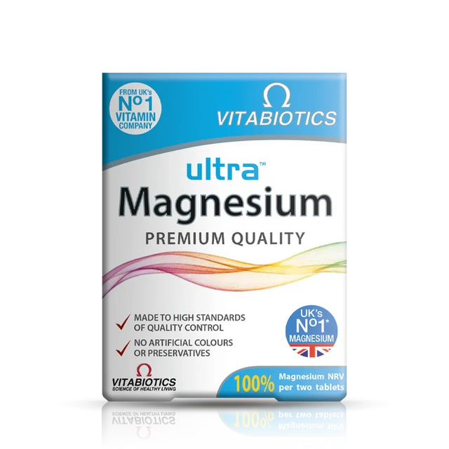 Vitabiotics Ultra Magnesium Supplement, Tablets - 60 Tablets