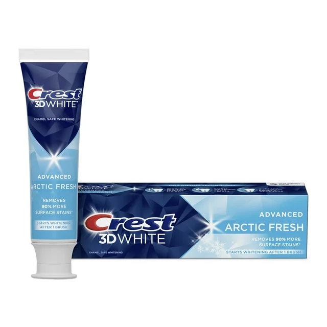 Crest 3D White Fresh Toothpaste, Whitening & Fresh Breath