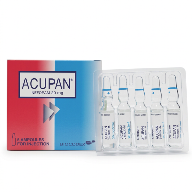 Biocodex Acupan Pain Relief, Ampoule, 20mg - Single Ampoule