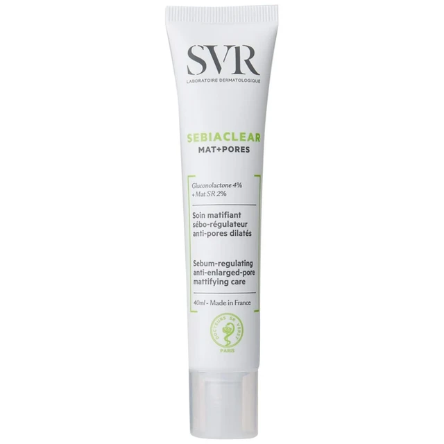 SVR Sebiaclear Mat+Pores Gel, Mattifying & Pore Refining - 40ml