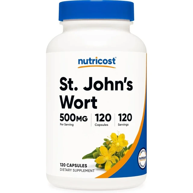 Nutricost St. John's Wort-being, Capsules - 120 Count
