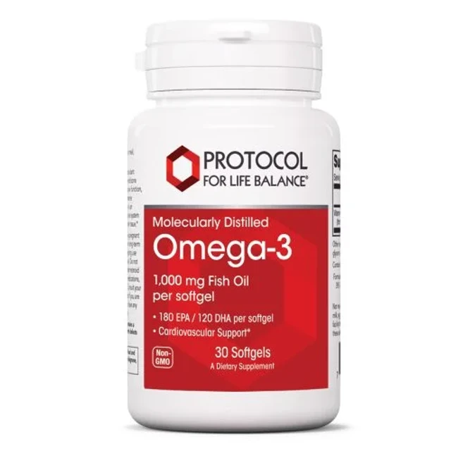 Protocol Omega 3 Supplement, 100 Capsules