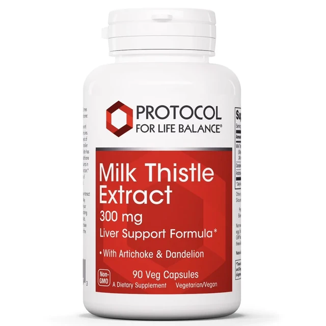 Protocol Milk Thistle Extract 300mg, Capsules - 90 Count