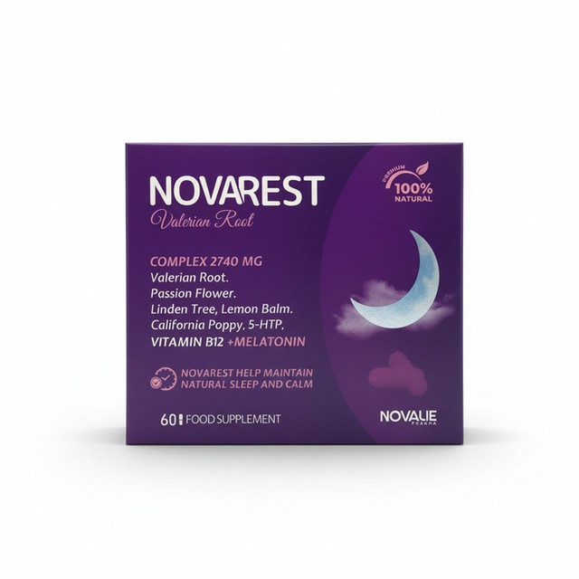 Novalie Novarest Sleep Aid Supplement, Capsules - 60 Capsules