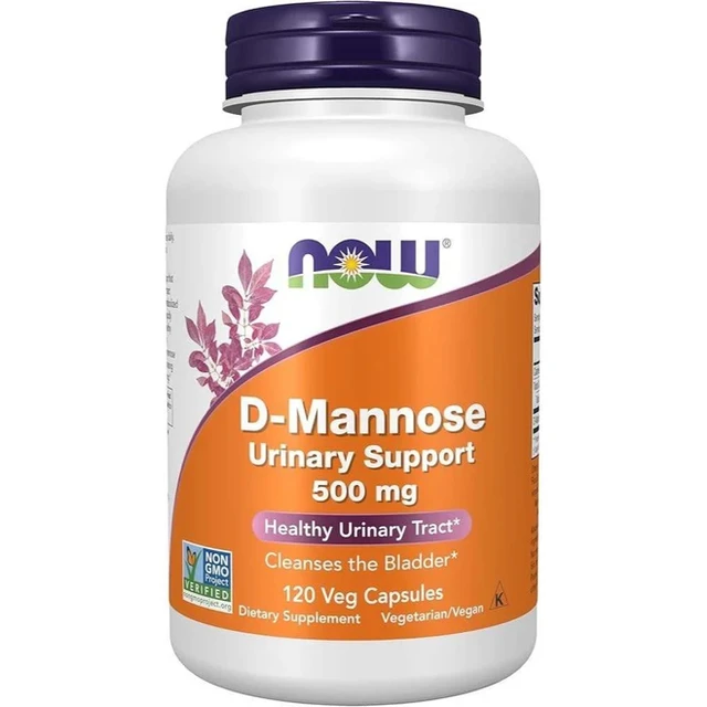 NOW D-Mannose Urinary Support 500mg 60caps